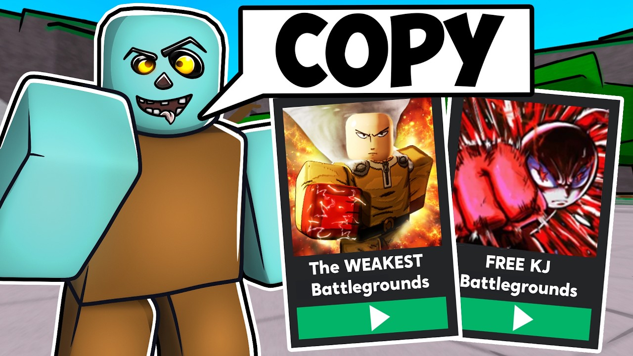 Я играл в ПОДДЕЛЬНЫЕ игры Strongest Battlegrounds на Roblox..