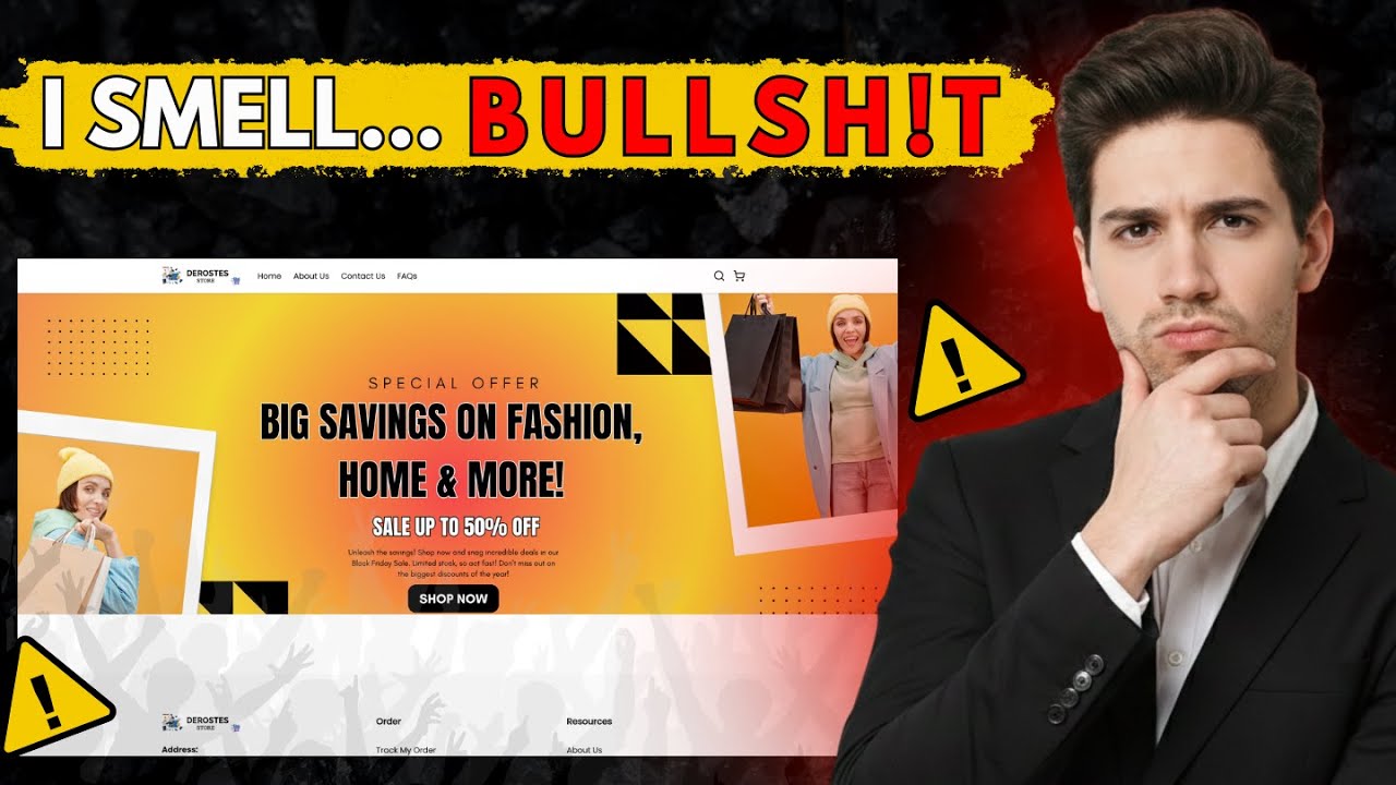 Warning! Don&rsquo;t Shop on Derostes.com Until You Watch This