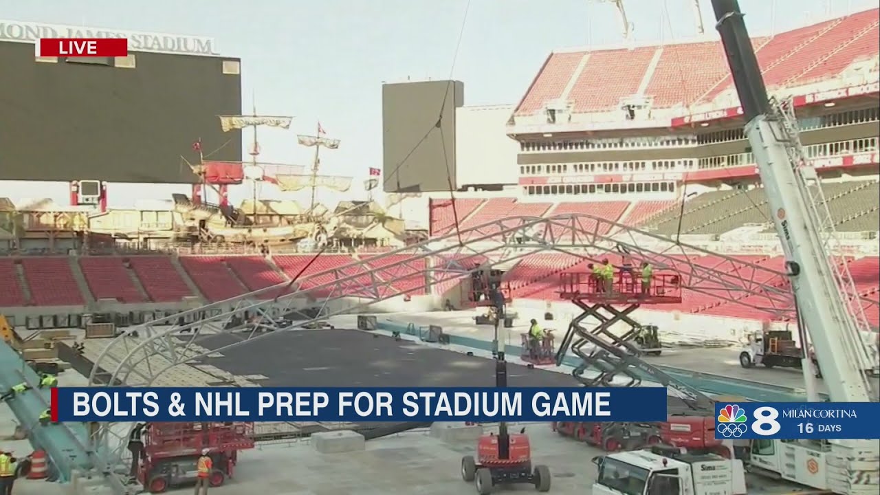 Bolts, NHL prep for game at Raymond James Stadium