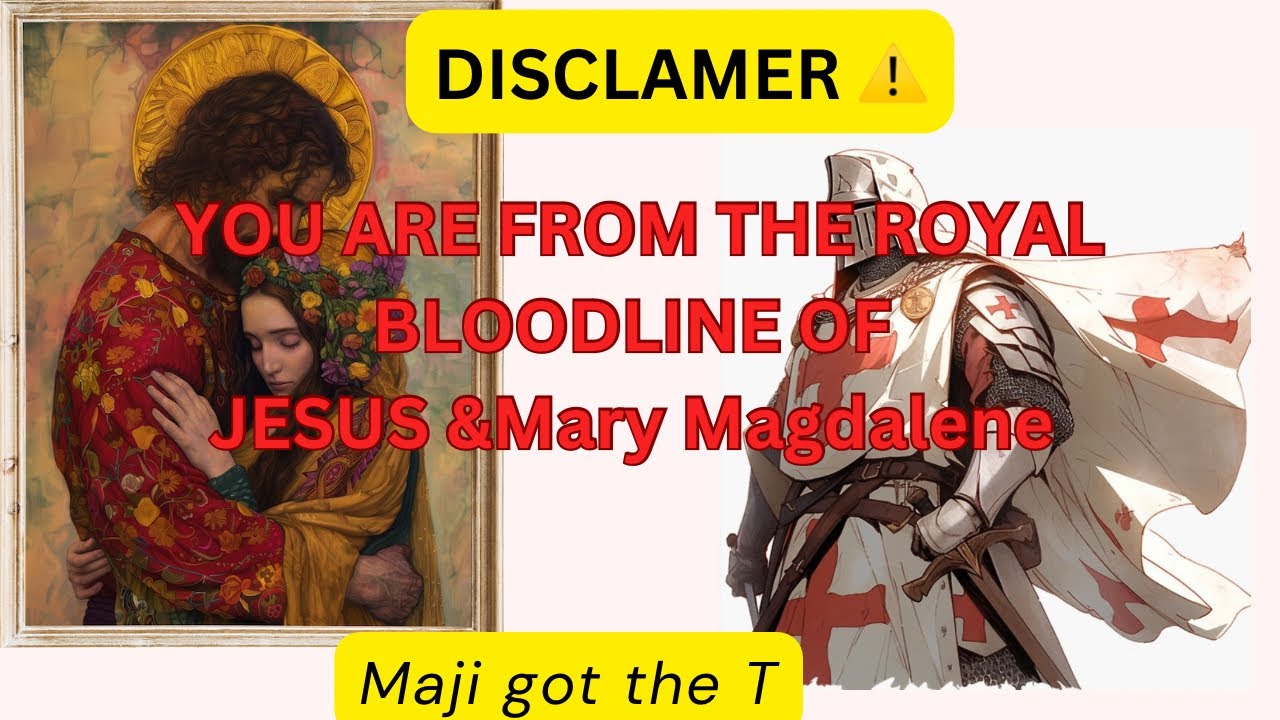 YOU ARE A DESCENDANT OF JESUS & MARY MAGDALENE 🕊️YOU’RE CONNECTED TO THE KNIGHTS OF TEMPLAR ❌Secret