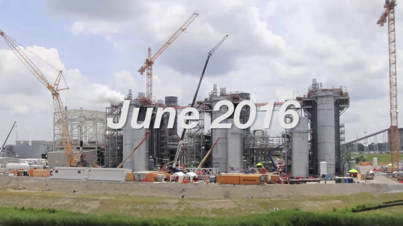 Paradise Combined Cycle Gas Plant Construction Time Lapse