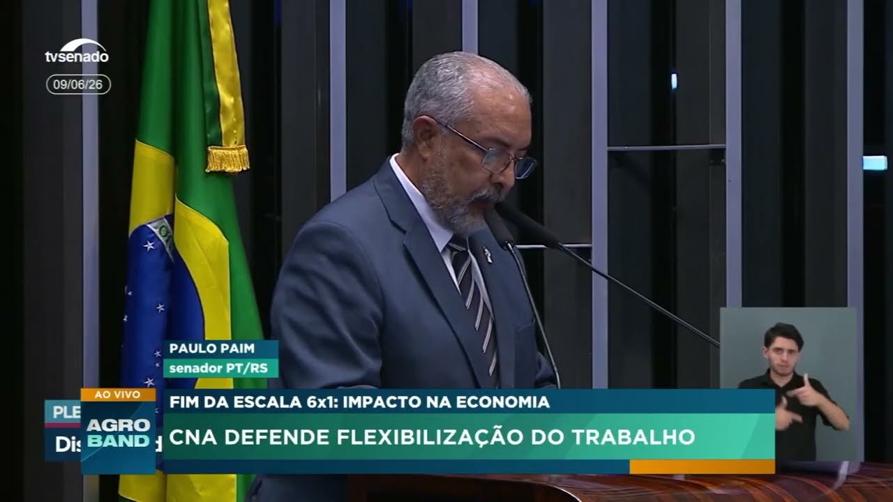 Fim da escala 6x1: CNA defende flexibiliza&ccedil;&atilde;o do trabalho