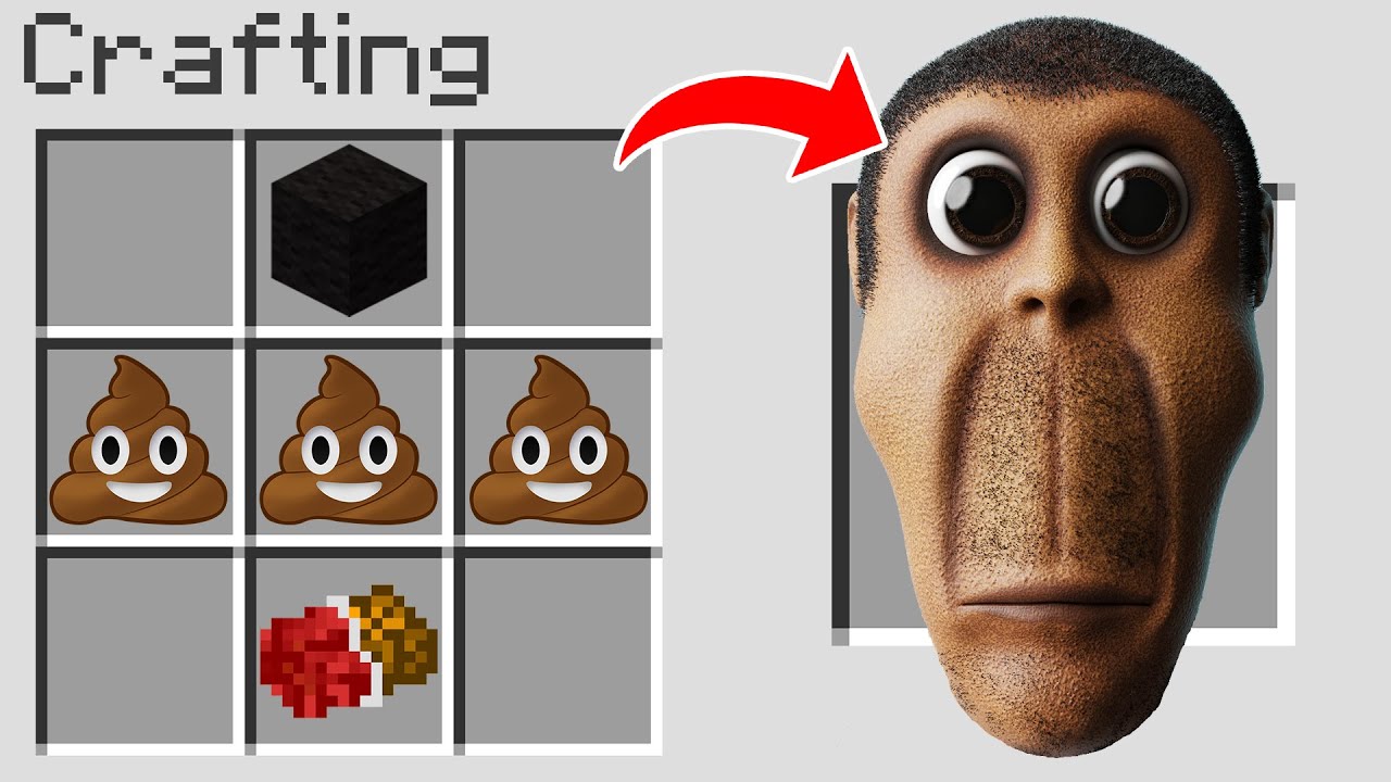 КАК СКРАФТИТЬ ОБУНГУ В МАЙНКРАФТ ? СЕКРЕТНЫЙ КРАФТ OBUNGA NEXTBOT MINECRAFT