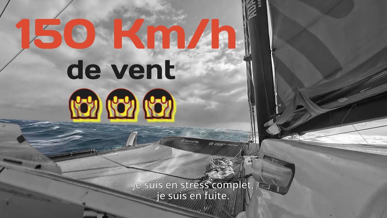 On a bouclé un tour du monde en solitaire en multicoque géant !