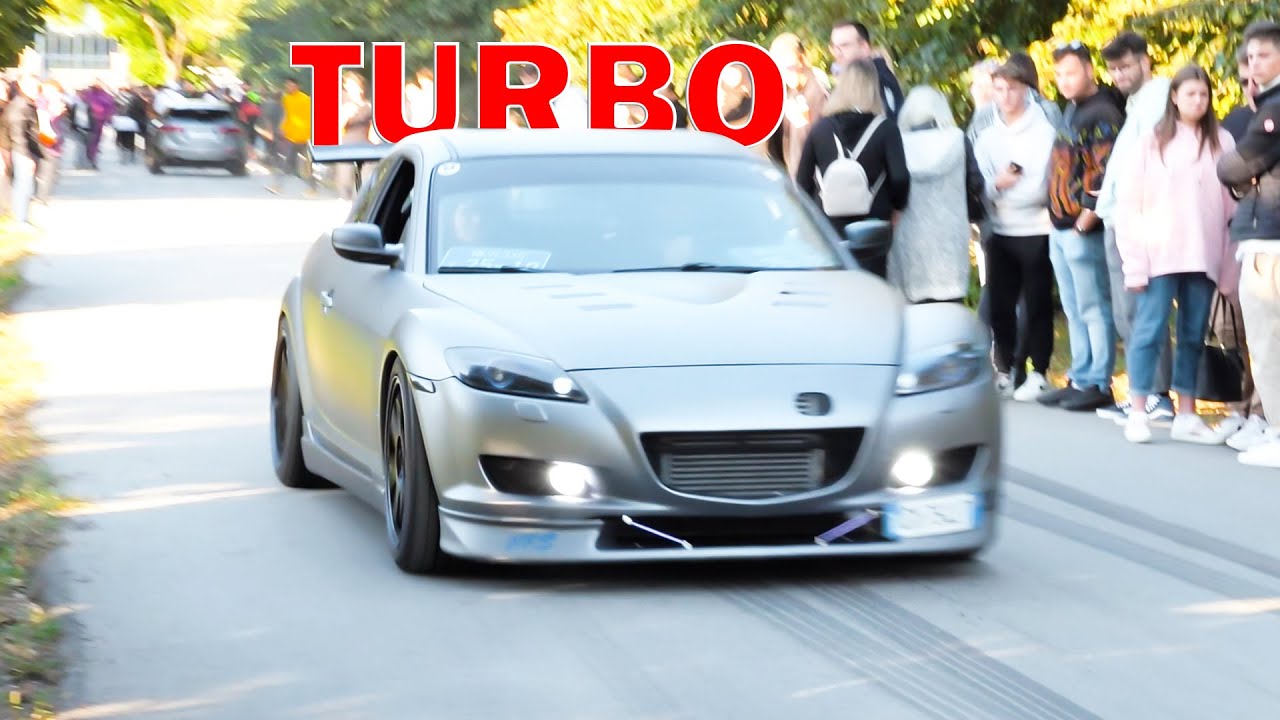 Mazda RX8 Turbo - Crazy SOUNDS and Acceleration