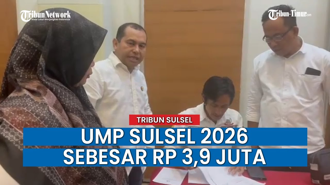 Kabar Gembira Bagi Buruh: UMP Sulsel 2026 Disepakati Naik Jadi Rp 3,92 Juta