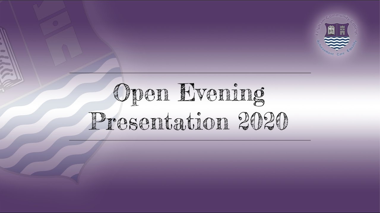 6th Form Open Evening 2020 - Presentation