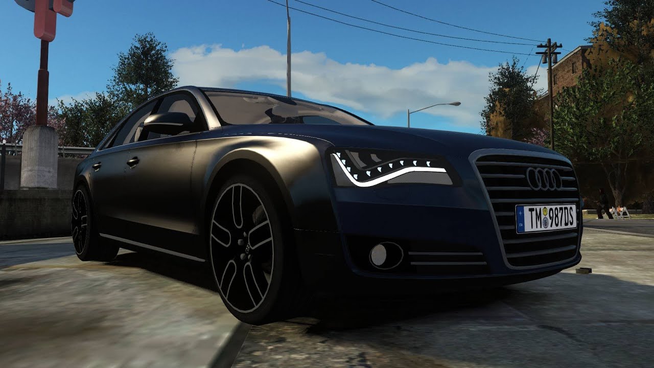 GTA 4 IV 2012 AUDI A8 LED CRASH TESTING HD