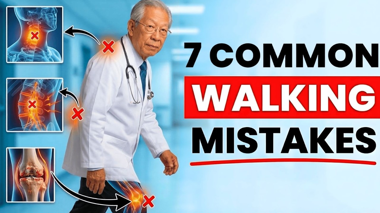 Japan's Oldest Doctor: 7 Common Walking Mistakes Ruining Your Knees & Back (60+)