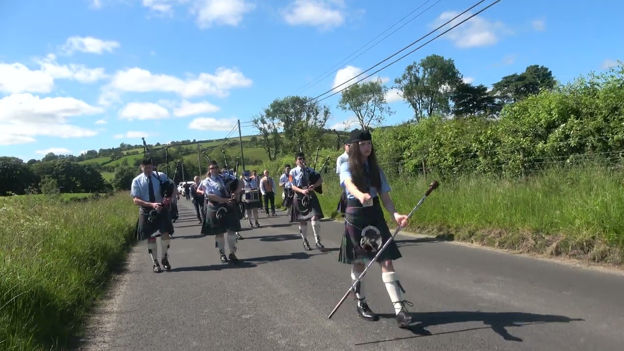Plumbridge Pipe Band @ Plumbridge Orange Service 2024 (2)