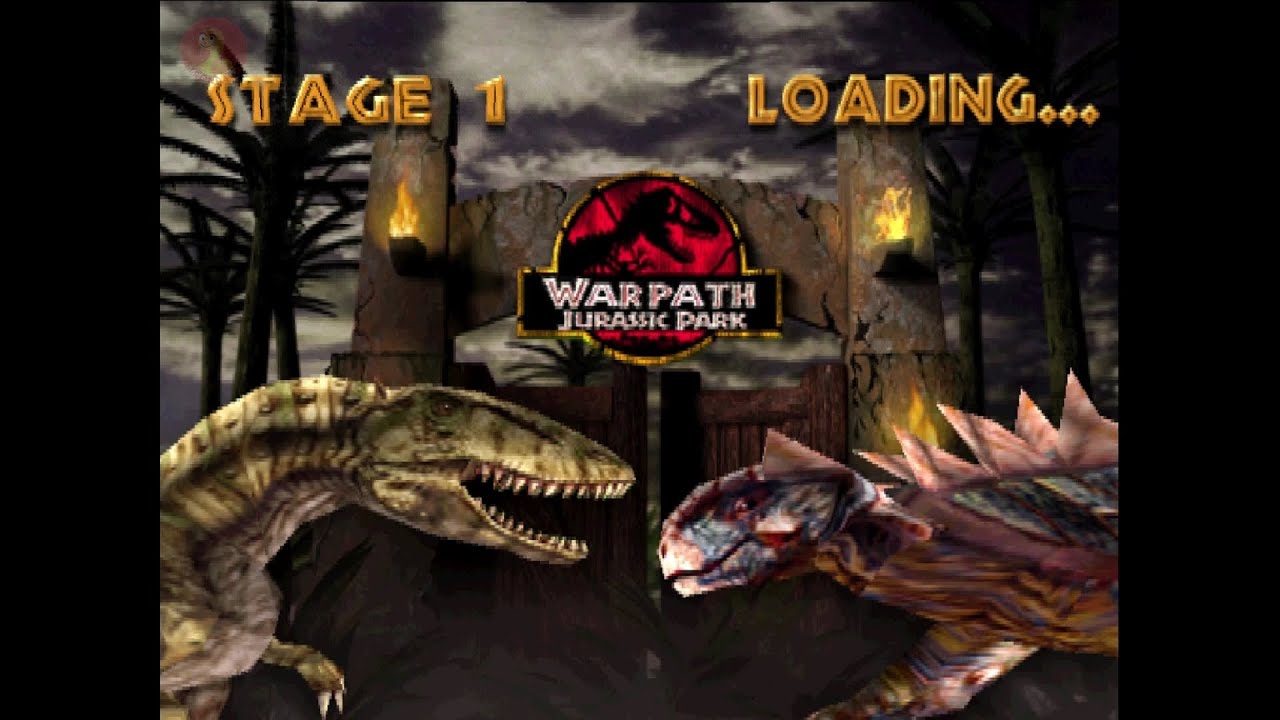 Warpath: Jurassic Park PS1 gameplay 06 CARCHARODONTOSAURUS | 1080p 60fps