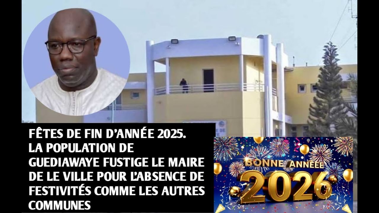 Reportage fête de fin d'année 2025 à guédiawaye