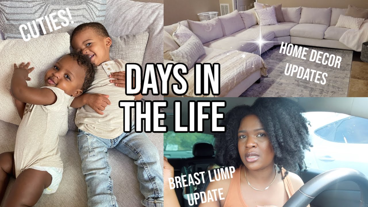 DAY IN THE LIFE OF A MOM OF 2 | BIRTHDAY PARTY, BREAST LUMP UPDATE, HOME DECOR HAUL+ TWERK WORKOUT