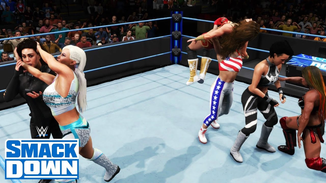 WWE 2K20 SMACKDOWN N.1 CONTENDER 6 WOMEN'S BATTLE ROYAL WINNER FACES ZELINA AT WRESTLEMANIA