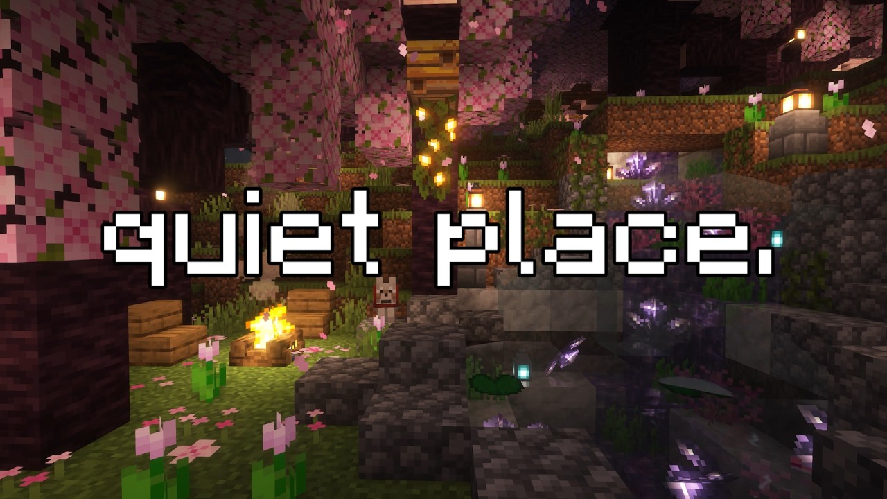 forget about it and relax... (minecraft music with soft rain)