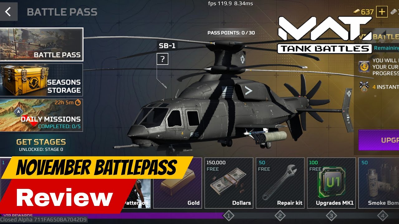 November Battlepass Update 2024: MWT Tank Battles #mwt  #modernwarshipstanks