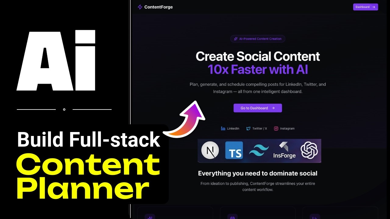 Build an AI Content Planner with Next.js & InsForge