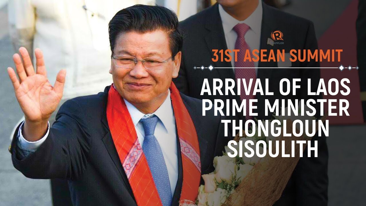 ASEAN 2017: Arrival of Laos Prime Minister Thongloun Sisoulith