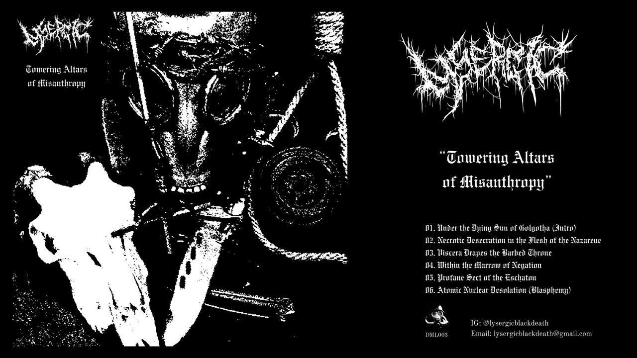 Lysergic (Canada) - Towering Altars of Misanthropy (Full Album) 2026