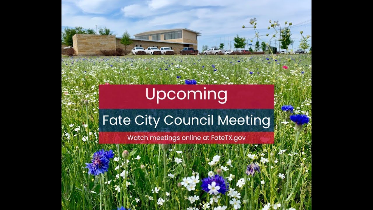 City of Fate - City Council Meeting - September 15, 2025
