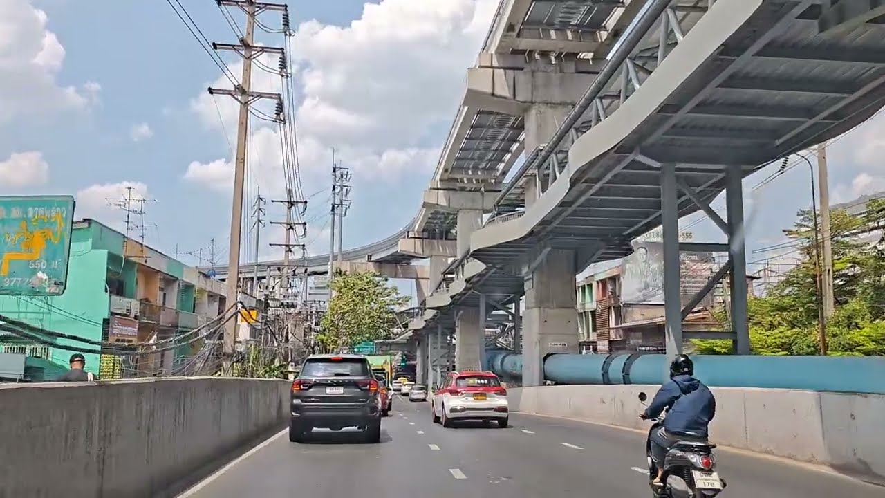 รีวิว ถนนศรีนครินทร์ ไปลำสาลี บางกะปิ 28/2/69
