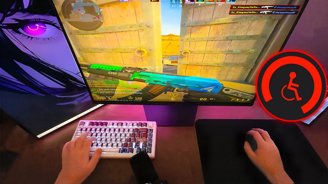 POV: CS2 NOOB TRIES PREMIER USING 480HZ OLED