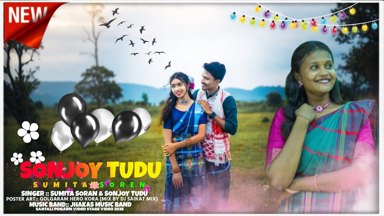Sumita Soren & sonjoy tudu santali pogarm video 2025||jhakas music band||fansan video 2025🌿🍁✨🍀🦋💫🪷