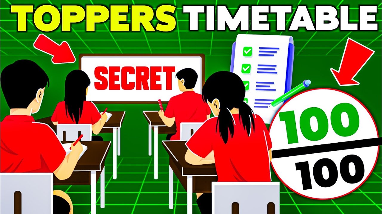 🤓📖Toppers ஆக இந்த Time Table Follow பண்ணுங்க|Toppers Study Time Table #timetable #exam #studytips