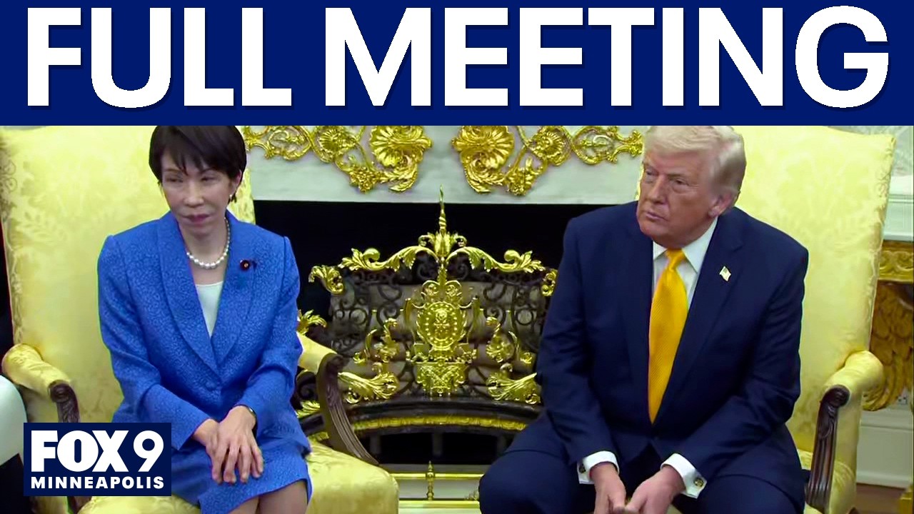Pres. Trump meets with Japan PM Sanae Takaichi amid Iran War push