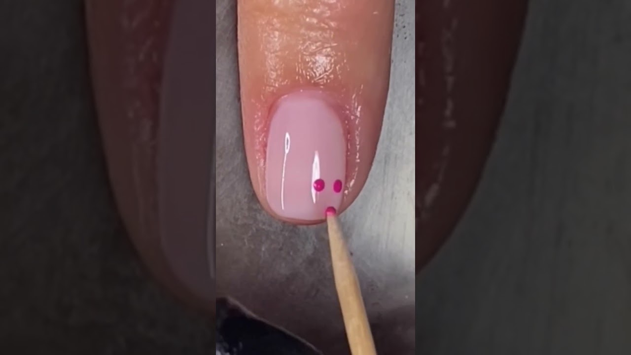 Use Toothpick For Heart Nail Art ✔️💖 #shorts #heart