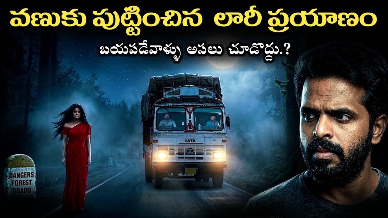 ఆ రాత్రి ఆమెకు లిఫ్ట్ ఇచ్చి తప్పు చెసారు😨-Midnight Lorry Journey | Telugu Horror Stories