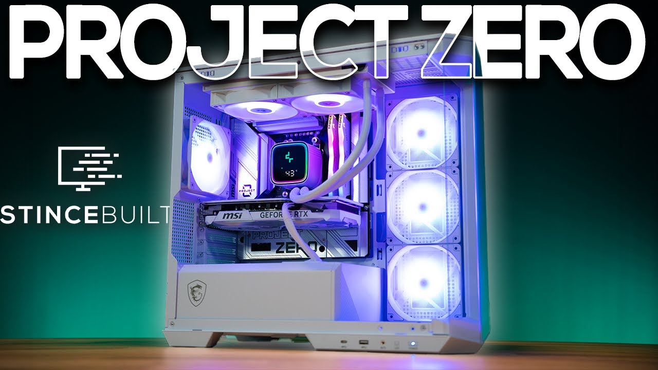 NO CABLES! MSi Project Zero PC Build!