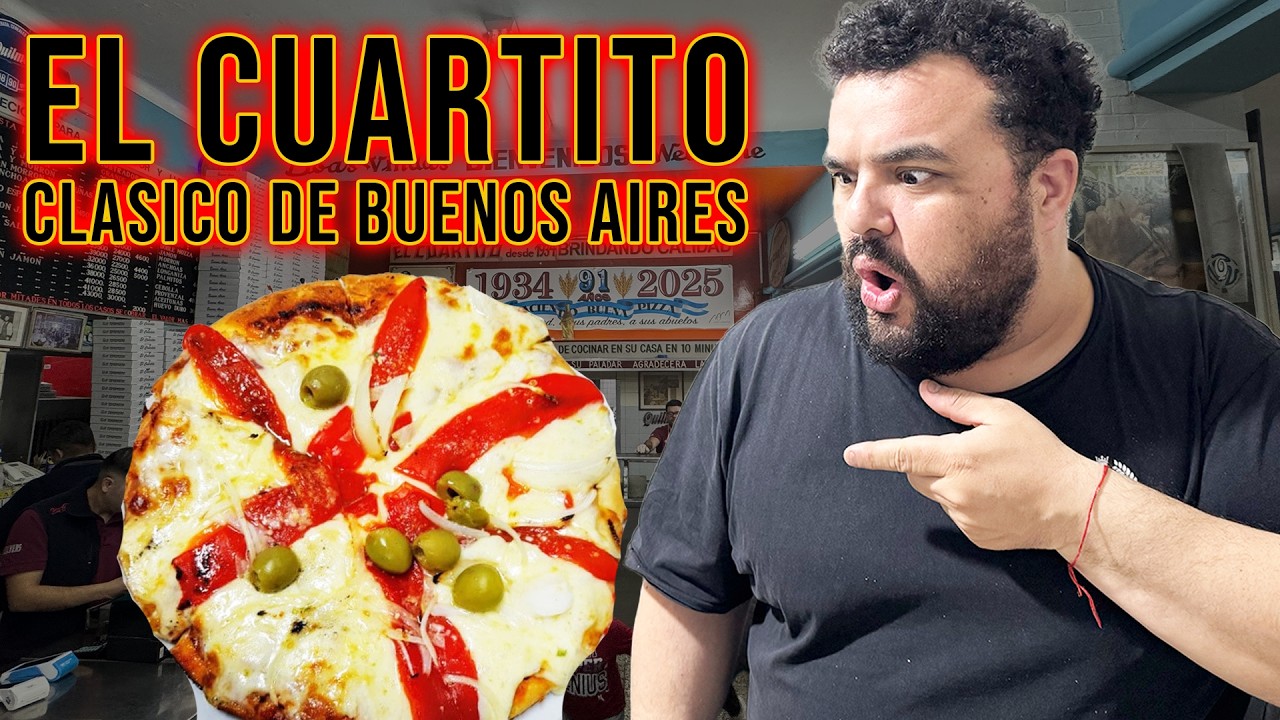 Pizza y Empanada en El Cuartito, un clásico porteño