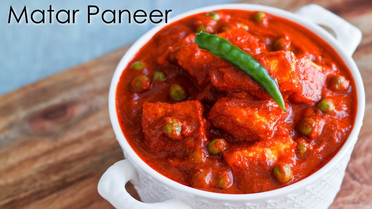 Matar Paneer Recipe | Restaurant Style Matar Paneer | No Artificial Color ~ The Terrace Kitchen