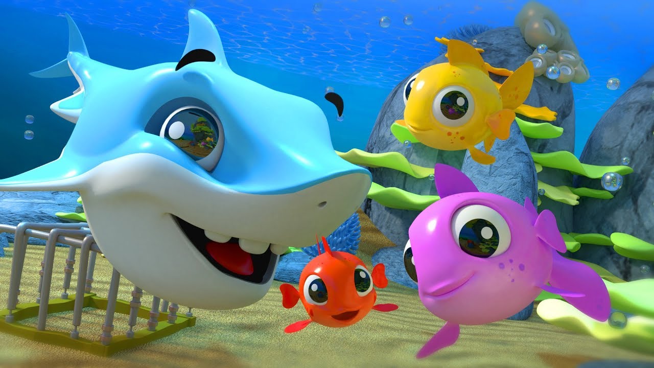 3 pecesitos se Fueron a Nadar | Canci&oacute;n Infantil | Three Little Fish Went to Swim | Spanish Rhymes