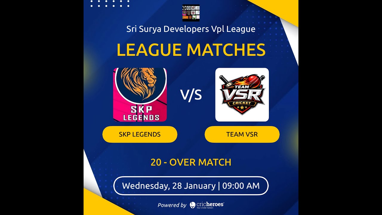 SKP LEGENDS vs TEAM VSR