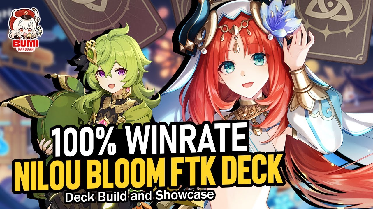 Abusing First Turn Kill Nilou Bloom ft. Forest Rangers | Genshin TCG