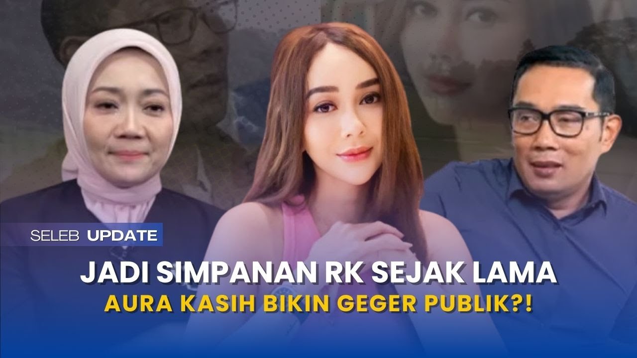 bikin geger?! aura kasih diduga jadi simpanan ridwan kamil, atalia pratya makin yakin bercerai