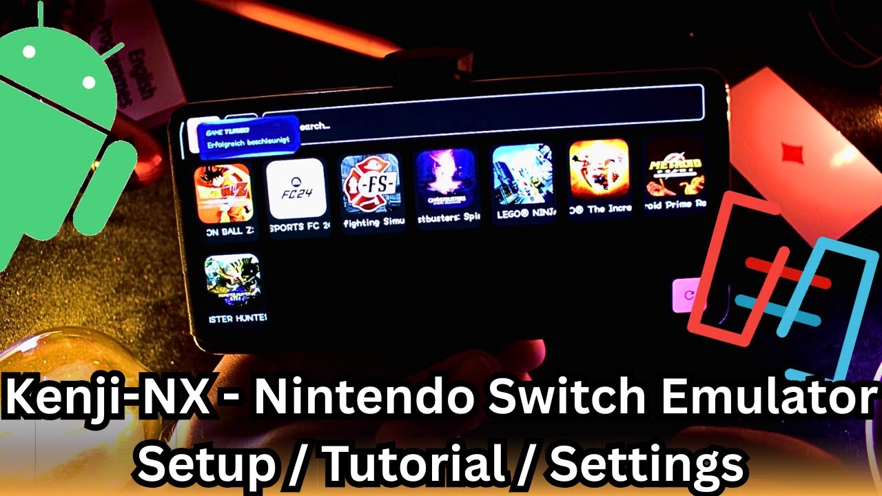 Kenji-NX - Nintendo Switch Emulator android Setup Guide / Tutorial / Settings