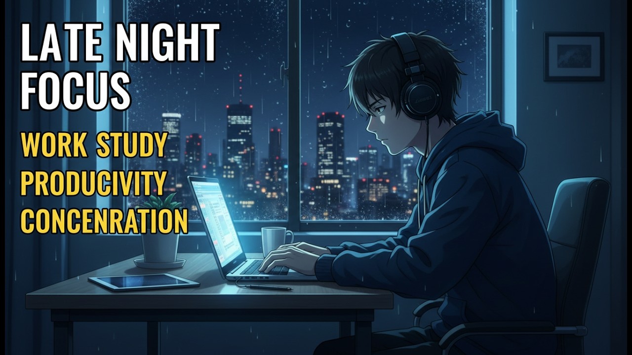 🔴 LIVE –  Turn the Lights Down, Focus for Work – Live