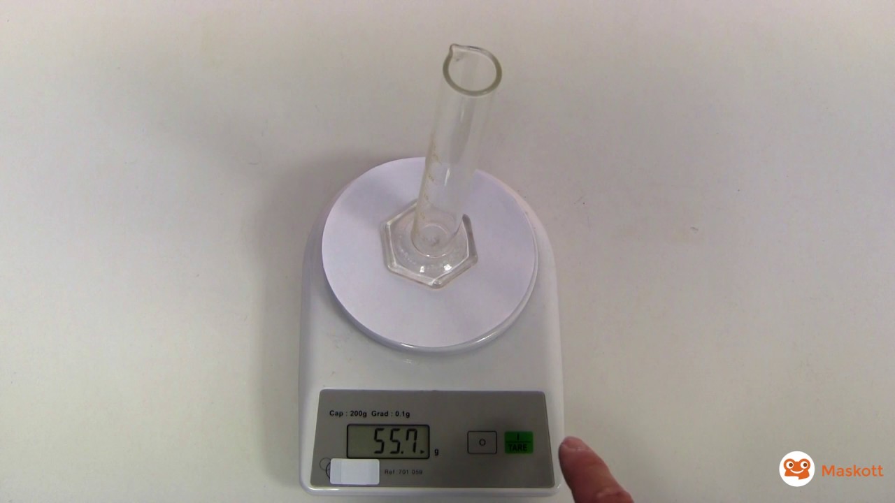 Utiliser une balance pour mesurer la masse d'un liquide