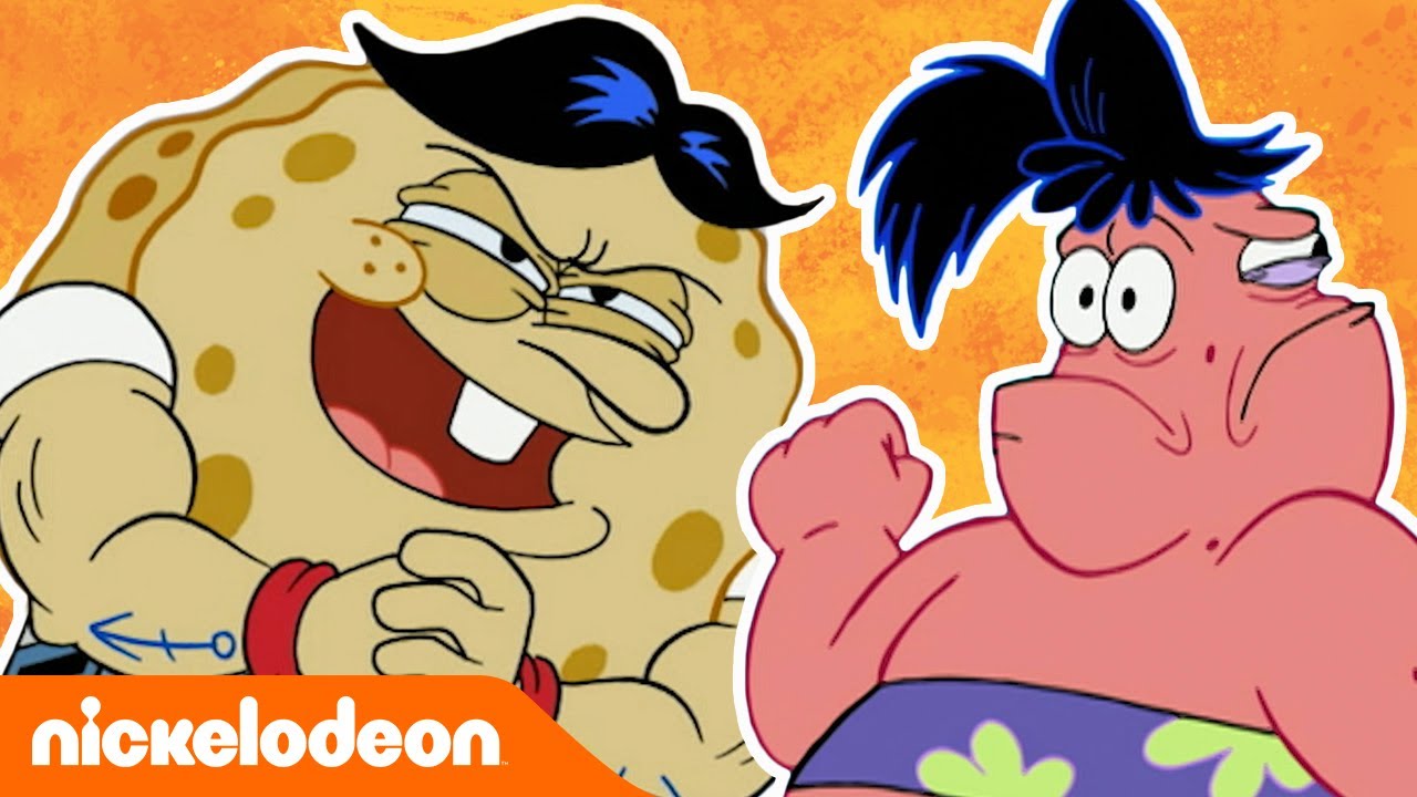 SpongeBob Kanciastoporty | Top 9 | Najzabawniejsze chwile rodzinne | Nickelodeon Polska