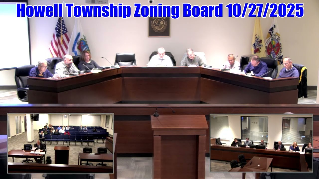 Howell Township Zoning Board Meeting 10/27/2025