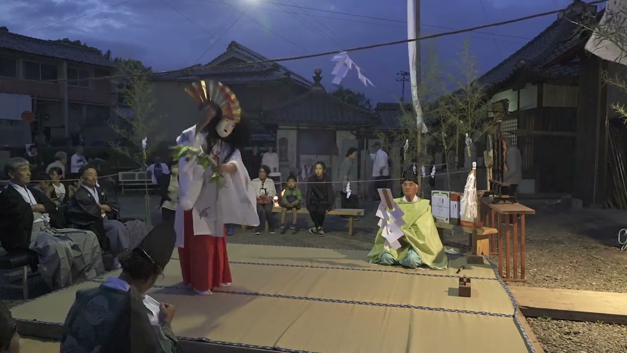 2024年6月2日　伊吹八幡神社御神楽（ウズメの舞）