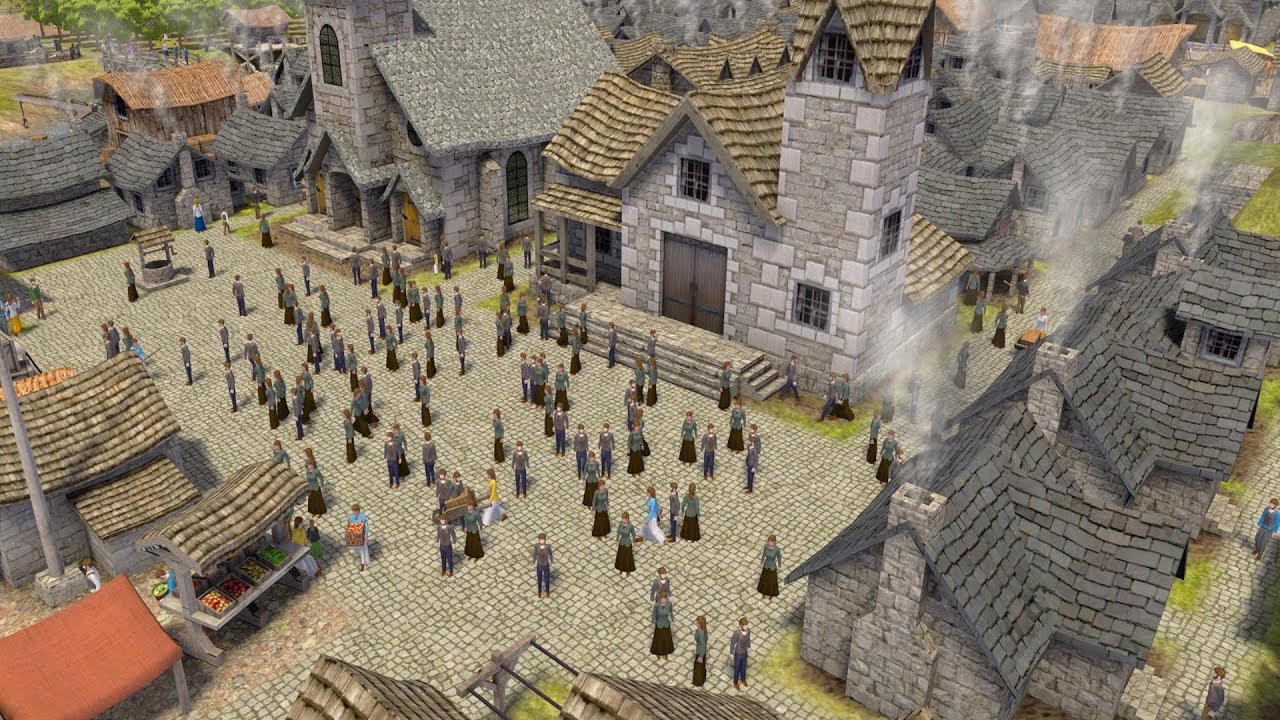 Banished | Ep. 08 | Great Construction of the Town Hall | Banished City Building Tycoon Gameplay