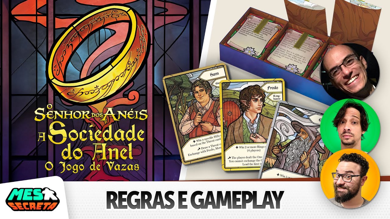 O Senhor dos Anéis - A Sociedade do Anel: O Jogo de Vazas | Regras e Gameplay