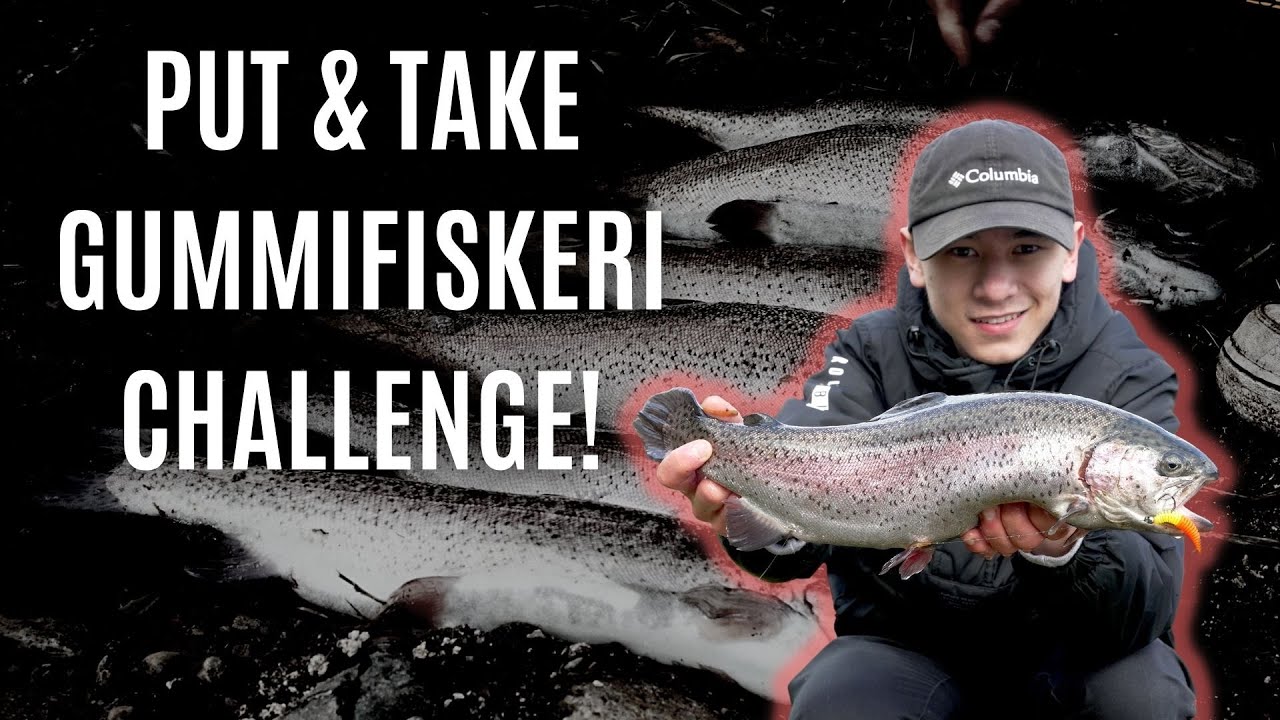 Gummifiskeri Challenge - fang en fisk på alle Troutbite modeller.