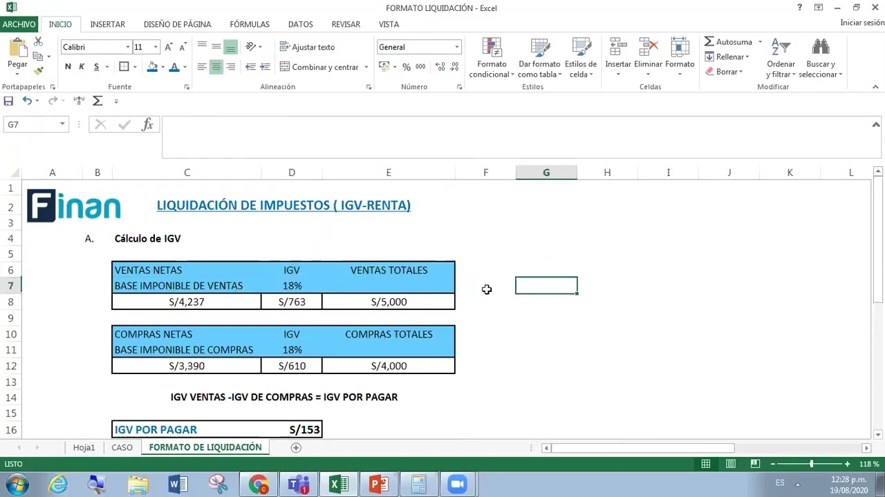 Caso Práctico Régimen Mype Tributario