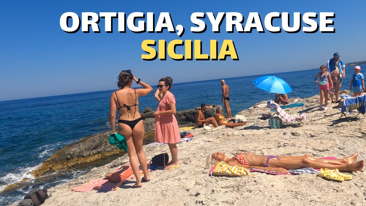 ORTIGIA, SYRACUSE - Walking Tour 2025 4K