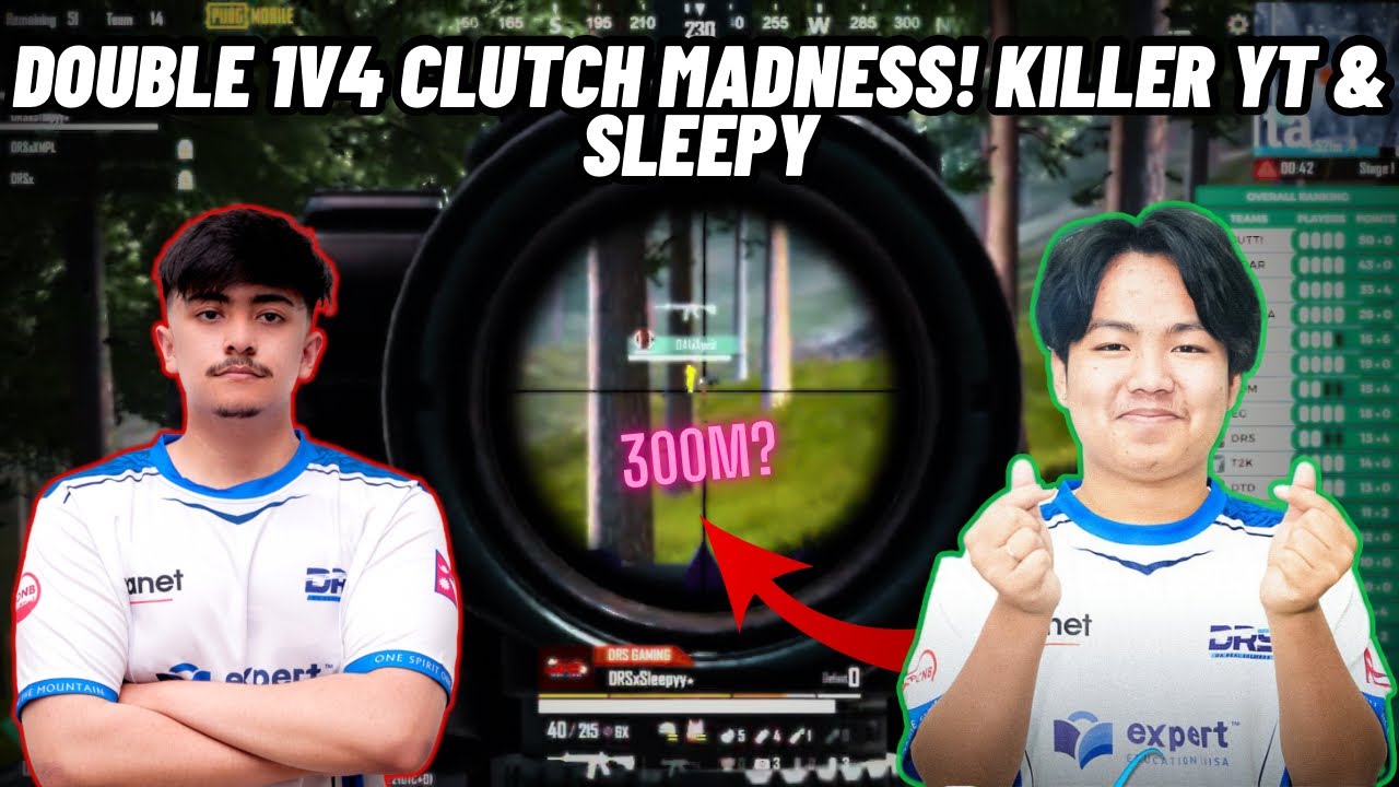DRSxKILLER YT AND DRSxSLEEPY BACK TO BACK 1v4 CLUTCH!!